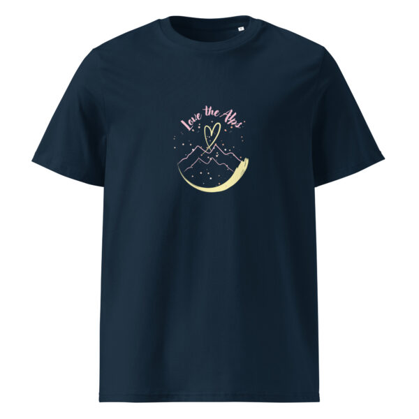 Bio-Baumwoll-T-Shirt Herz Alpen